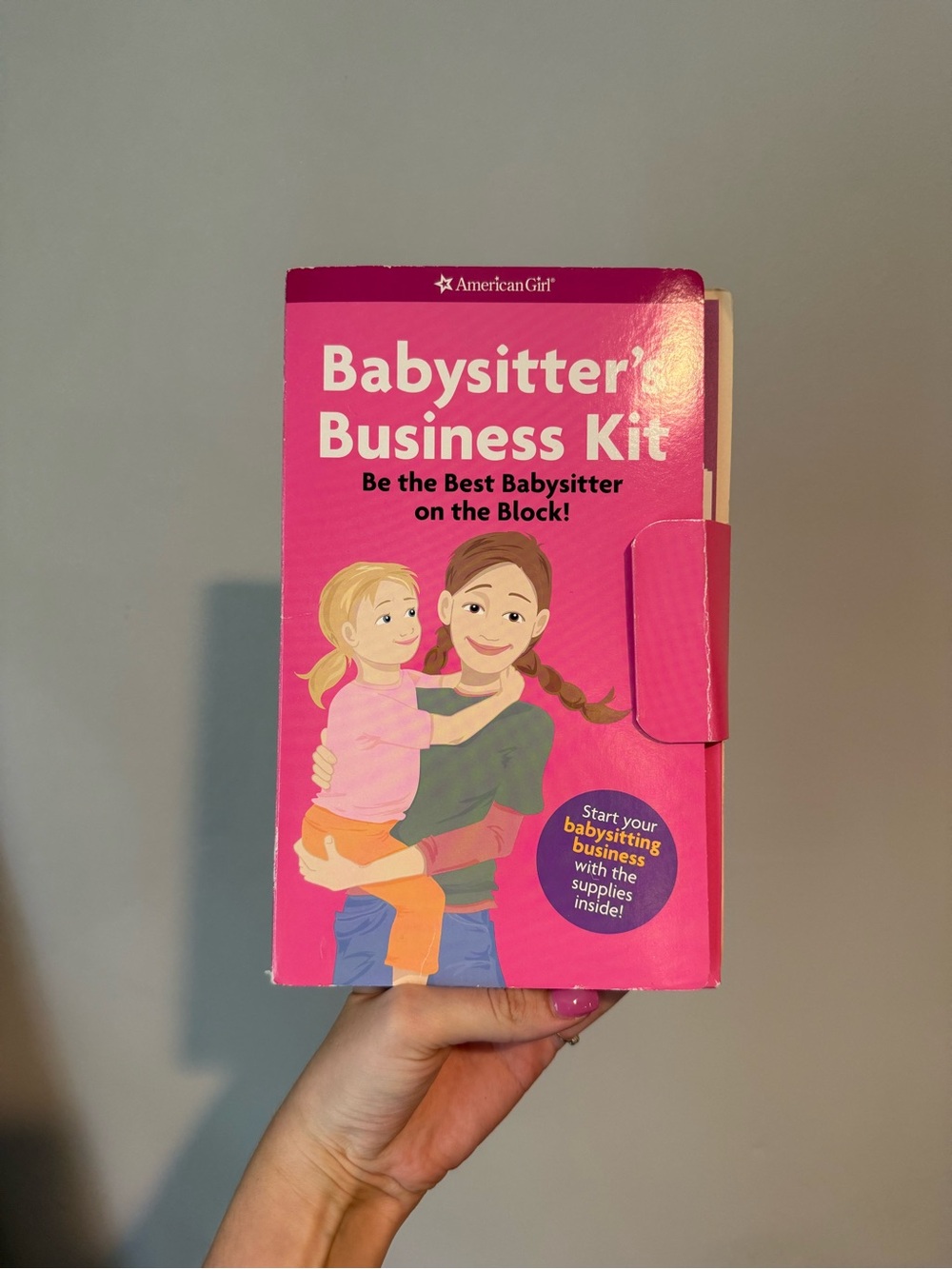 American Girl Babysitter's Business Kit - Hot Pink